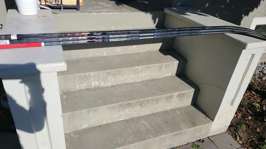 TWO Senior CCM RibCor Trigger 6 Pro Left Hand Hockey Stick P92 Pro Stock (Used)