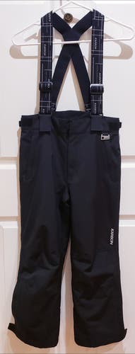 Karbon Black insulated Waterproof Windproof Ski Pants Unisex Youth Size 8