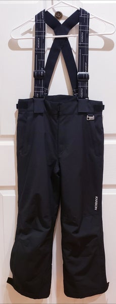 Karbon Black insulated Waterproof Windproof Ski Pants Unisex Youth Size 8