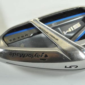 TaylorMade SIM Max OS Single 5 Iron Regular Flex RH Catalyst Graphite # 186081