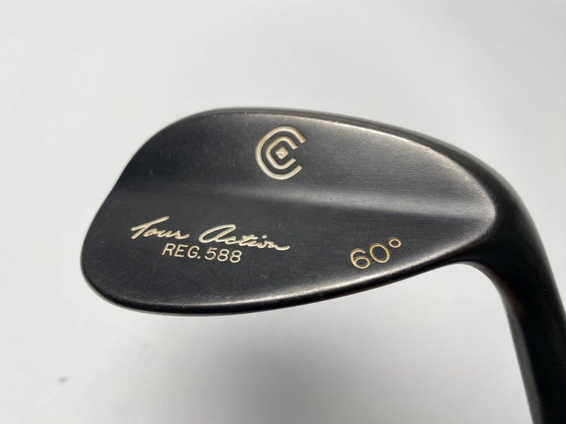 Cleveland 588 Gunmetal Lob Wedge LW 60* Wedge Steel Mens RH Midsize Grip