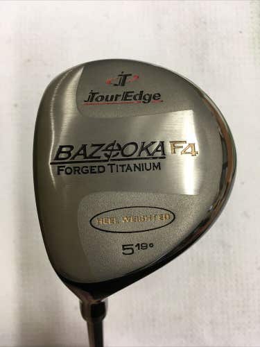 Tour Edge Bazooka F4 DRAW BIAS FW - #5 Wood / 19° Loft  Left Hand CUSTOM BUILT!