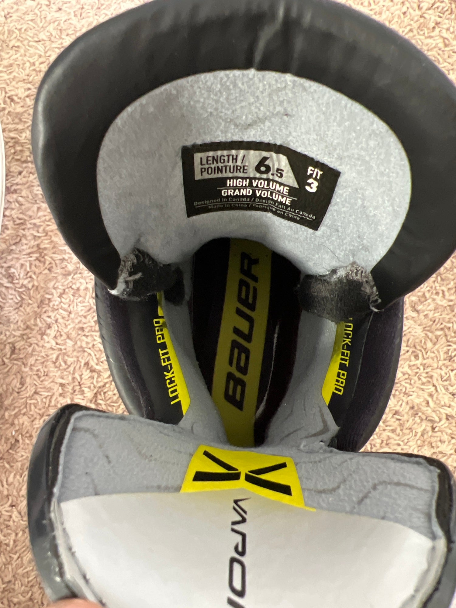 Bauer 6.5 Fit 3 Vapor Hyperlite 2 Hockey Skates | SidelineSwap 