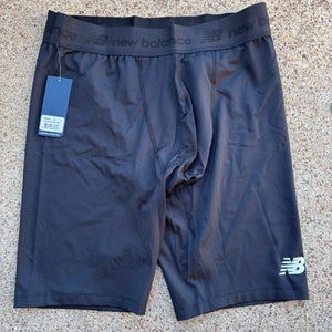 New Balance Black Compression Base Layer Mens Shorts 107005 BR7S4L1