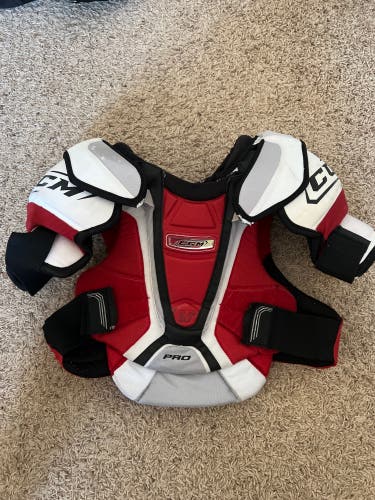 Small CCM (Used) U+ Pro Shoulder Pads