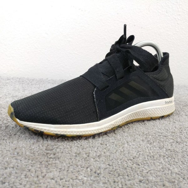 Adidas Edge Lux Womens Size 7.5 Running Shoes Black Sneakers Gum Sole Athletic