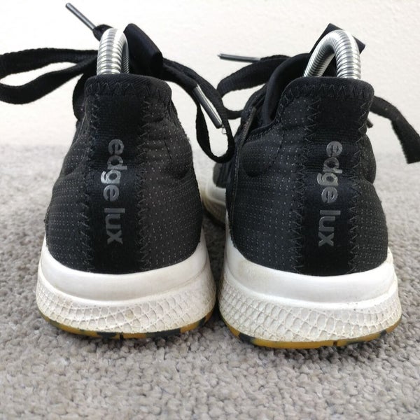 Adidas Edge Lux Womens Size 7.5 Running Shoes Black Sneakers Gum Sole Athletic