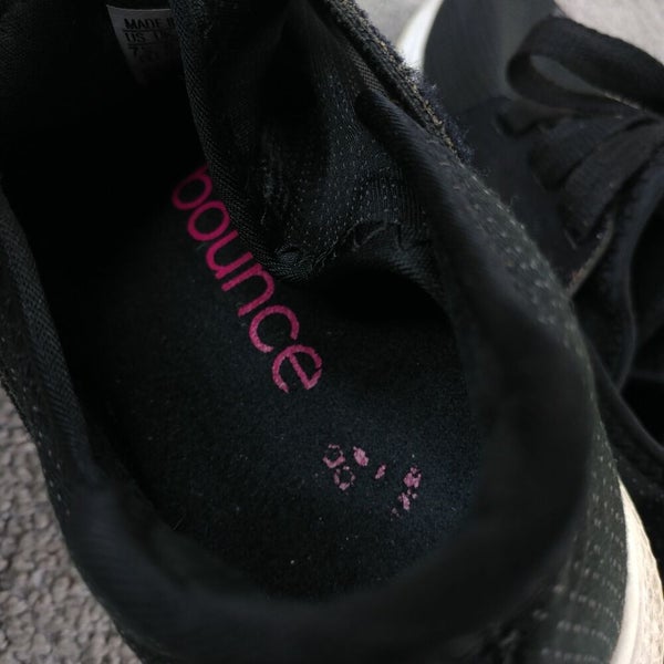Adidas Edge Lux Womens Size 7.5 Running Shoes Black Sneakers Gum Sole Athletic