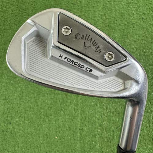 READ Callaway X Forged CB 21 8 Iron Dynamic Gold X100 Steel Extra Stiff -1/2”