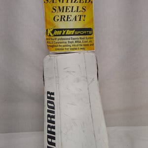 Used Warrior Ritual GT Size Int Reg (Rt Hand) White Ice Hockey Goalie Blocker
