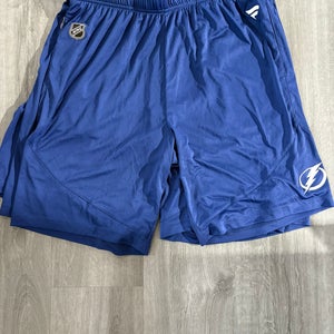 Tampa Bay Lightning Team Issued Blue XL Shorts