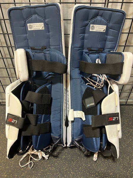 Like New Bauer Supreme S27 Senior Medium Goalie Leg Pads