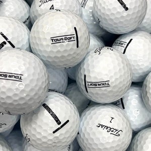 4 Dozen Premium AAA White Titleist Tour Soft Used Golf Balls