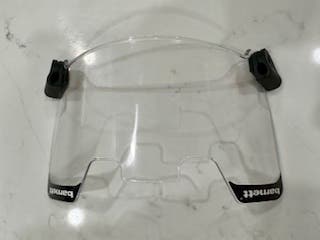 Barnett Visor - Clear, Football and Lacrosse Helmet Eye-Shield (New)