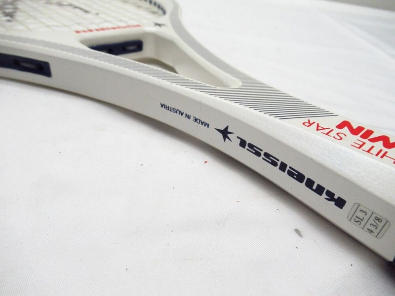 AUSTRIAN KNEISSL WHITE STAR TWIN TENNIS RACQUET (4 3/8) LONG TERM STORAGE