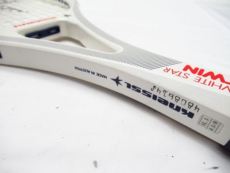 AUSTRIAN KNEISSL WHITE STAR TWIN TENNIS RACQUET (4 3/8) LONG TERM STORAGE
