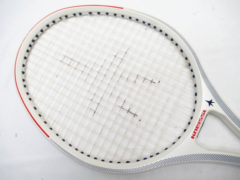 AUSTRIAN KNEISSL WHITE STAR TWIN TENNIS RACQUET (4 3/8) LONG TERM STORAGE