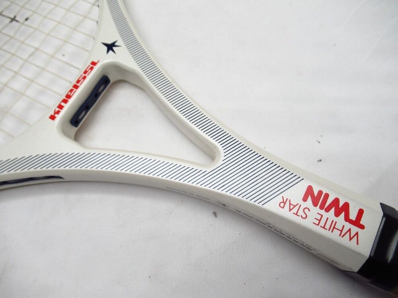 AUSTRIAN KNEISSL WHITE STAR TWIN TENNIS RACQUET (4 3/8) LONG TERM STORAGE