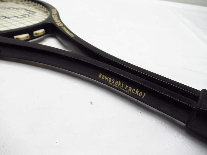 Raquette De Tennis Kawasaki Graphite Ruleflex Vintage - Taille 4 5/8, Neuve (New Old Stock)