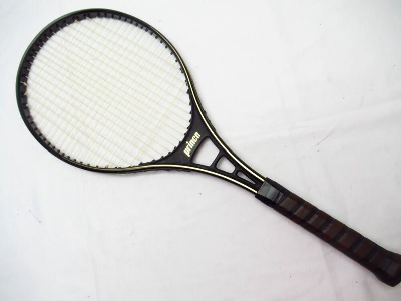 VINTAGE PRINCE "PRO" OVERSIZE ALUMINUM TENNIS RACQUET (4 1/4) LONG TERM STORAGE
