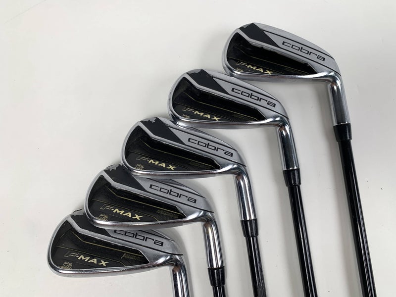 Cobra F-Max Iron Set 6-PW SuperLite 60g Regular Graphite Mens RH Midsize Grips