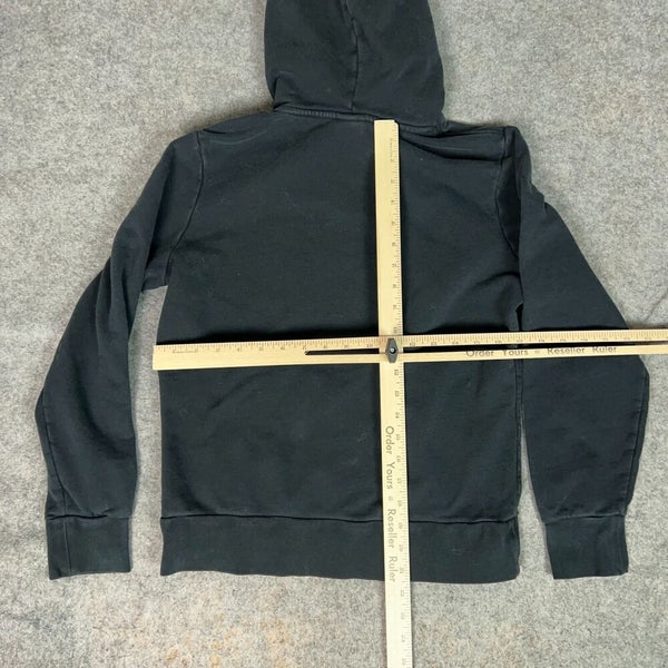 North Face Womens Hoodie Medium Black White Sweatshirt Sweater Outdoor Gorp Logo