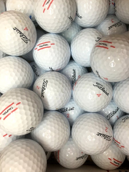 6 Dozen Premium AAA White Titleist TruFeel Used Golf Balls