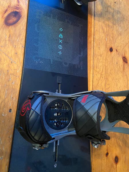 162W Men's Burton Custom X, 2019, Like New With Bindings
