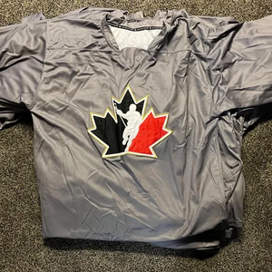 3 Used Large Box Lacrosse Practice Jersey (1 White, 1 Red, 1 Grey)
