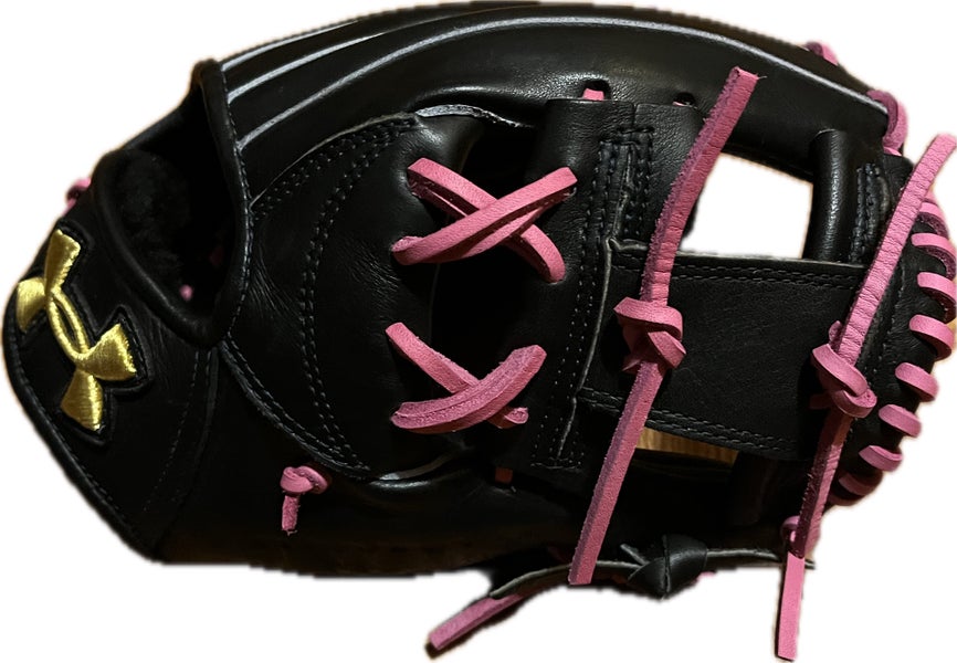 Super Rare Japanese Import Gold Hardball Under Armour Infield Glove