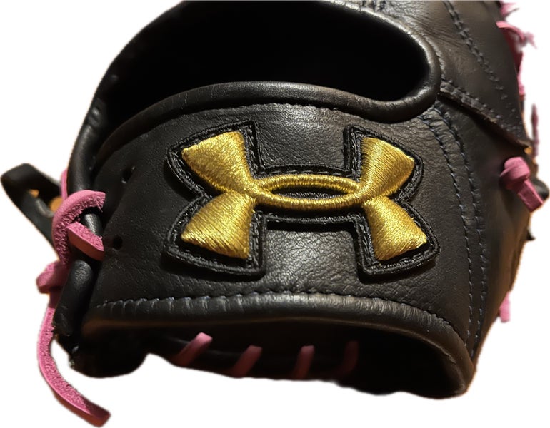 Super Rare Japanese Import Gold Hardball Under Armour Infield Glove