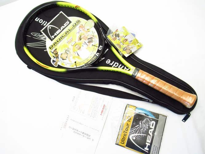 *NOS* HEAD RADICAL OS AGASSI LIMITED EDITION TENNIS RACQUET (4 1/4) JAPAN STOCK!