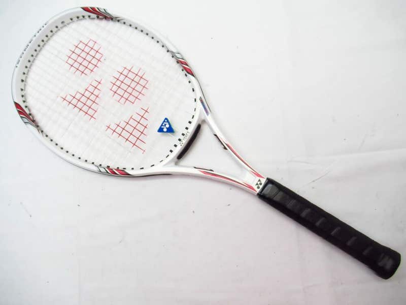 洋楽 VA-400% DYNAMITE! YONEX RDiS 300 100 TENNIS RACQUET (4 1/4) NEW STRINGS/GRIP