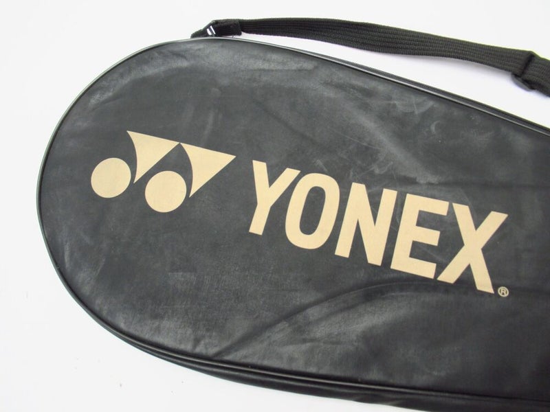 YONEX "RD POWER" SINGLE ZIPPERED TENNIS RACQUET COVER WITH STRAP