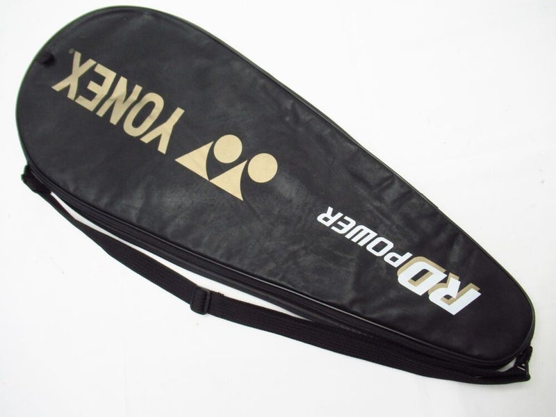 YONEX "RD POWER" SINGLE ZIPPERED TENNIS RACQUET COVER WITH STRAP