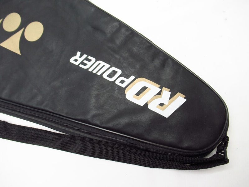 YONEX "RD POWER" SINGLE ZIPPERED TENNIS RACQUET COVER WITH STRAP