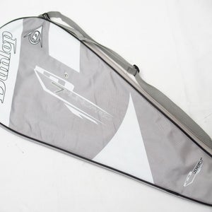 DUNLOP "M-FIL 7 HUNDRED" SINGLE ZIPPERED TENNIS RACQUET COVER WITH STRAP