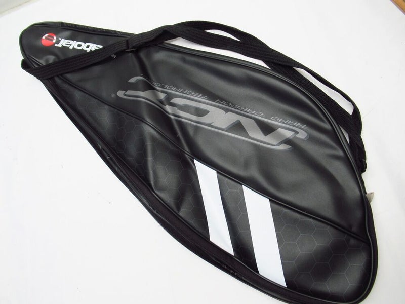 BABOLAT "NANO CARBON TECHNOLOGY" SINGLE ZIPPERED TENNIS RACQUET COVER WITH STRAP