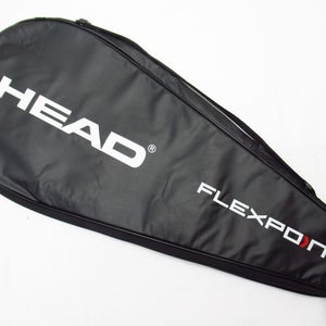 HEAD "FLEXPOINT" SINGLE TENNIS RACQUET COVER WITH STRAP