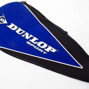 DUNLOP "HOTMELT 500G" SINGLE ZIPPERED TENNIS RACQUET COVER WITH STRAP