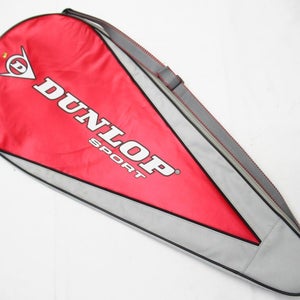 DUNLOP "SUPER REVELATION 95" SINGLE ZIPPERED TENNIS RACQUET COVER WITH STRAP