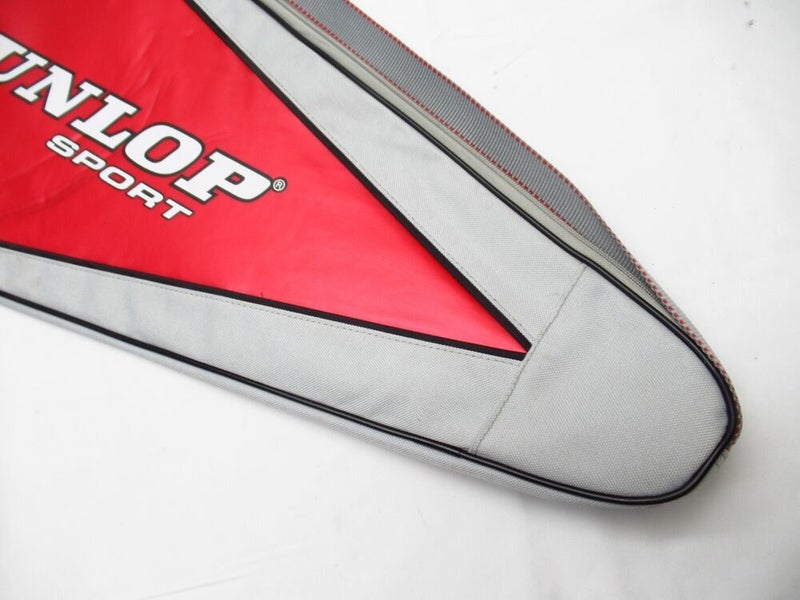 DUNLOP "SUPER REVELATION 95" SINGLE ZIPPERED TENNIS RACQUET COVER WITH STRAP