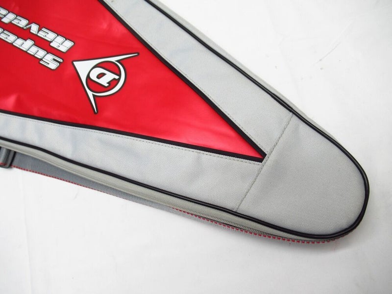 DUNLOP "SUPER REVELATION 95" SINGLE ZIPPERED TENNIS RACQUET COVER WITH STRAP