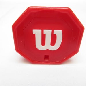 WILSON RED "PRO STAFF STYLE" BUTTCAP FOR TENNIS RACQUETS (#2: 4 1/4) + STAPLES
