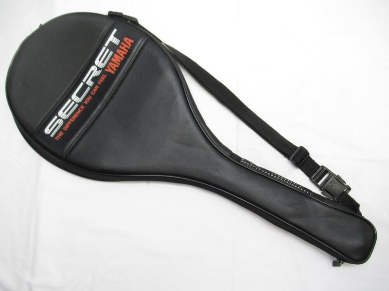YAMAHA "SECRET" SINGLE ZIPPERED TENNIS RACQUET COVER WITH STRAP