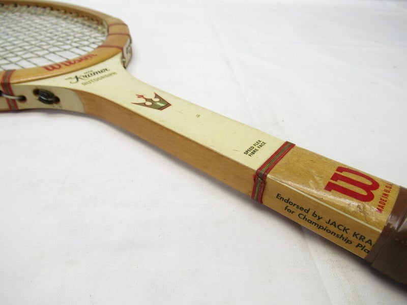 VINTAGE WILSON "JACK KRAMER AUTOGRAPH" TENNIS RACQUET. ANTIQUE / DISPLAY