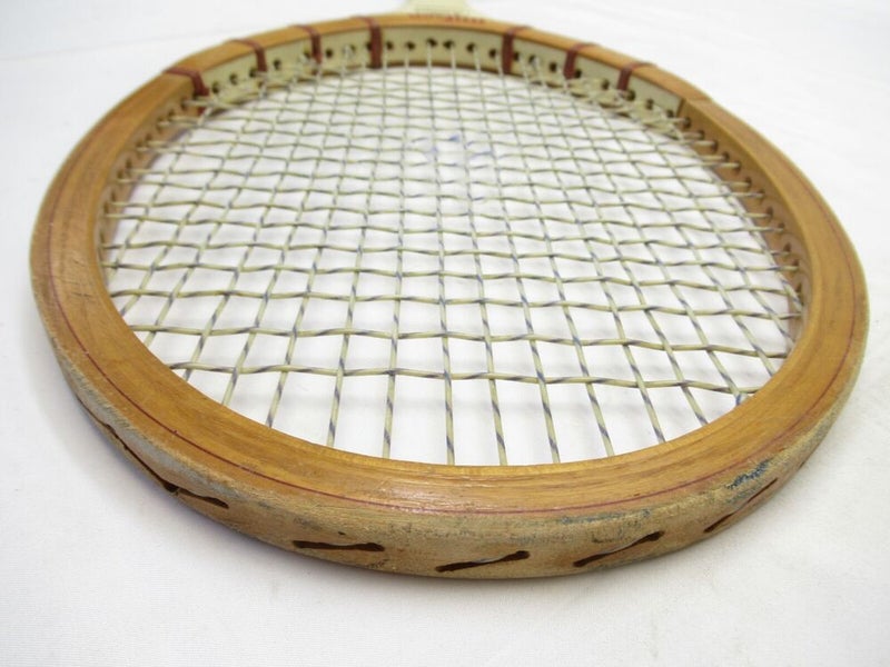 VINTAGE WILSON "JACK KRAMER AUTOGRAPH" TENNIS RACQUET. ANTIQUE / DISPLAY