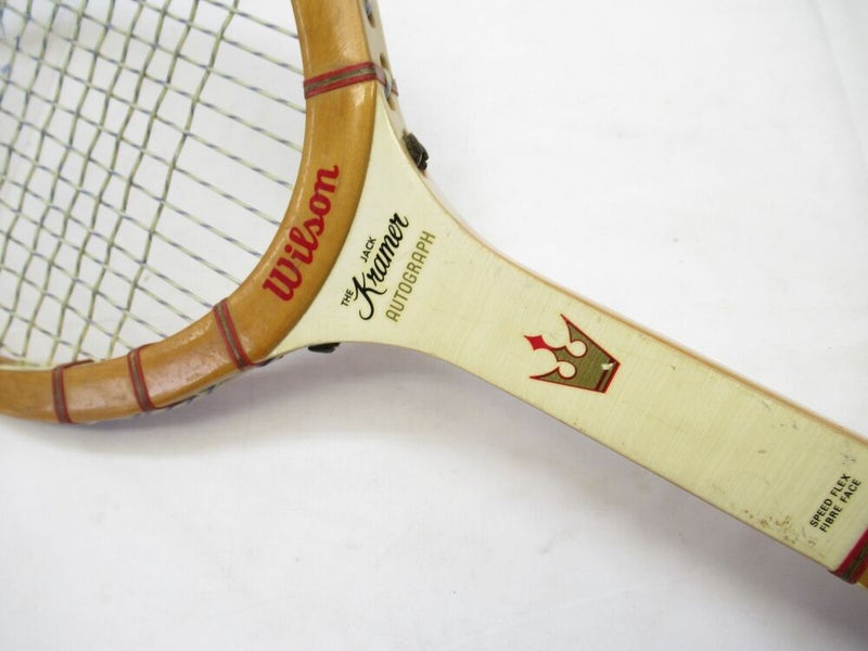 VINTAGE WILSON "JACK KRAMER AUTOGRAPH" TENNIS RACQUET. ANTIQUE / DISPLAY
