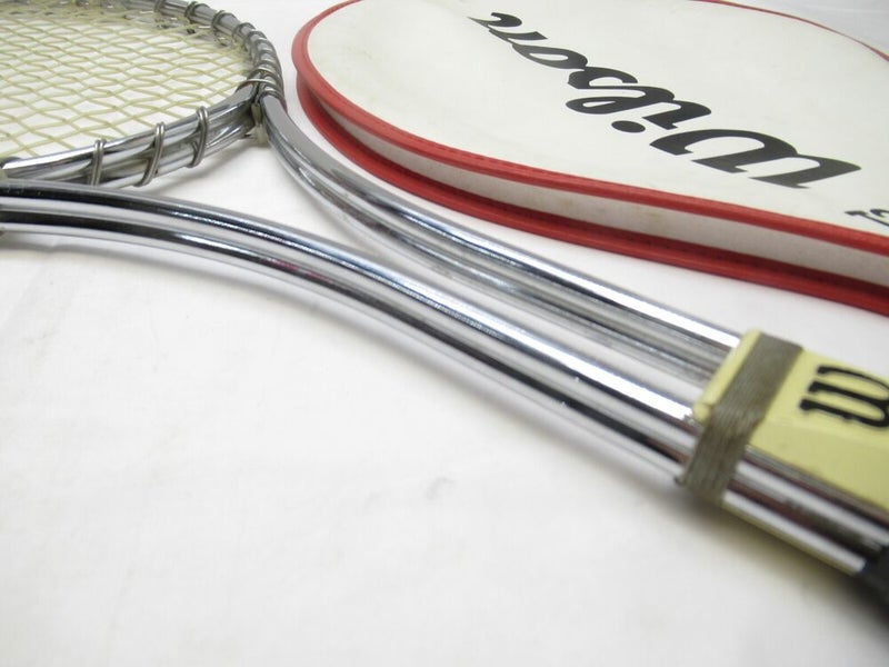 VINTAGE WILSON "T2000" METAL TENNIS RACQUET (4 3/8). ANTIQUE / DISPLAY
