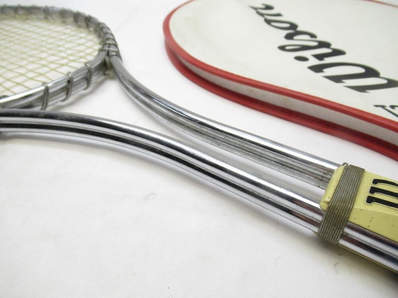 VINTAGE WILSON "T2000" METAL TENNIS RACQUET (4 3/8). ANTIQUE / DISPLAY